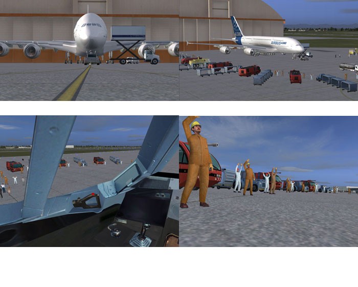 Flight Simulator X (FSX) Steam Edition Optimized Airbus A380 Pack